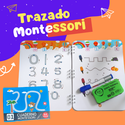 Cuaderno de Trazado Montessori